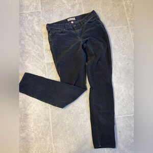 Banana Republic Gray Skinny Corduroy Pants 27 waist/size 4